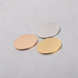 20Pcs Stainless Steel Round Discs Charms 20/25/30mm DIY Lettering Necklace