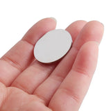 20Pcs Stainless Steel Round Discs Charms 20/25/30mm DIY Lettering Necklace