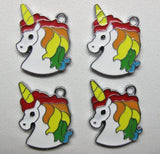 Set of 20 Unicorn Metal Charm Pendants for DIY Jewelry Making