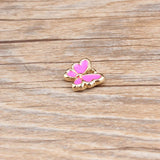 20pcs DIY Enamel Butterfly Charms Alloy Pendant for Jewelry Making