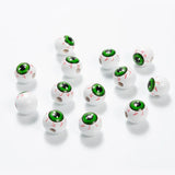 20pcs Halloween Wooden Bead Party Decor DIY Tassel Pendant