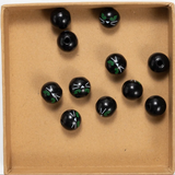 20pcs Halloween Wooden Bead Party Decor DIY Tassel Pendant