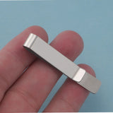 20pcs Stainless Steel Tie Clip Money Cash Clamp Business Accessories