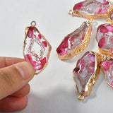 20pcs/lot Shell Decoration Resin Charms DIY Jewelry Earrings Pendant