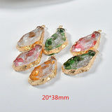 20pcs/lot Shell Decoration Resin Charms DIY Jewelry Earrings Pendant
