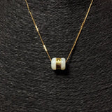 Chinese Jade Beads Pendant Necklace Women Jewelry Gift