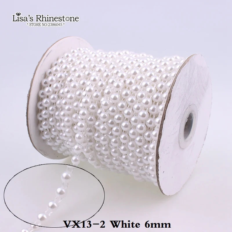 25m Pearl Beads Chain for Wedding Party Decor