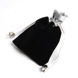 25Pcs Silver Velvet Gift Bags, Household Daily Xmas Birthday Party Pouches