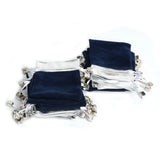 25Pcs Silver Velvet Gift Bags, Household Daily Xmas Birthday Party Pouches