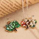 25pcs Enamels Tree Alloy Pendant Jewelry Making DIY Craft