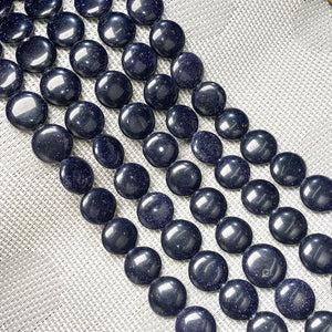 25pcs Natural Stone Button Shape Beads for DIY Jewelry Necklace