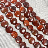 25pcs Natural Stone Button Shape Beads for DIY Jewelry Necklace
