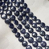 25pcs Natural Stone Button Shape Beads for DIY Jewelry Necklace