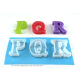 Capital Letter Resin Mold Kit for Keychain Pendant Making
