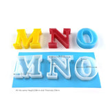 Capital Letter Resin Mold Kit for Keychain Pendant Making