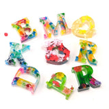 Capital Letter Resin Mold Kit for Keychain Pendant Making