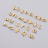 26Pcs Stainless Steel Alphabet Beads 1.8mm Hole DIY Necklace