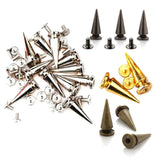 26mm 4 Colors Spots Tree Spikes Rivet Studs Punk Spike Metal ScrewBack