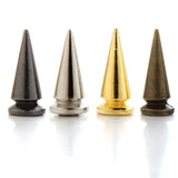 26mm 4 Colors Spots Tree Spikes Rivet Studs Punk Spike Metal ScrewBack