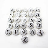 26pcs A-Z Alphabet Letters Snap Buttons Charms 18mm Jewelry Fitting