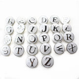 26pcs A-Z Alphabet Letters Snap Buttons Charms 18mm Jewelry Fitting