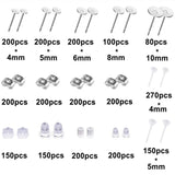 2700PCS Earrings Making Alloy Accessories Set Jewelry Tool Supplies Kit
