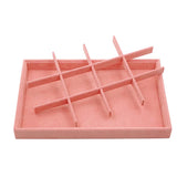 Pink Ring Jewelry Display Organizer Tray Holder Storage Box Showcase