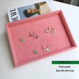 Pink Ring Jewelry Display Organizer Tray Holder Storage Box Showcase