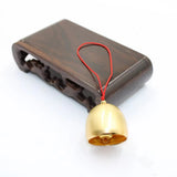 2pcs Metal Pure Copper Christmas Bell Brass Bell Pendant DIY Accessories