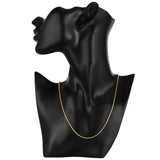 2MM Snake Chain 18K Necklaces 16/18/20/22/24/26/28/30 Inches