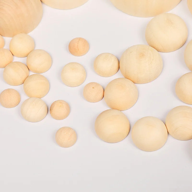 Natural Wooden Beads DIY Children's Bracelet Accessories