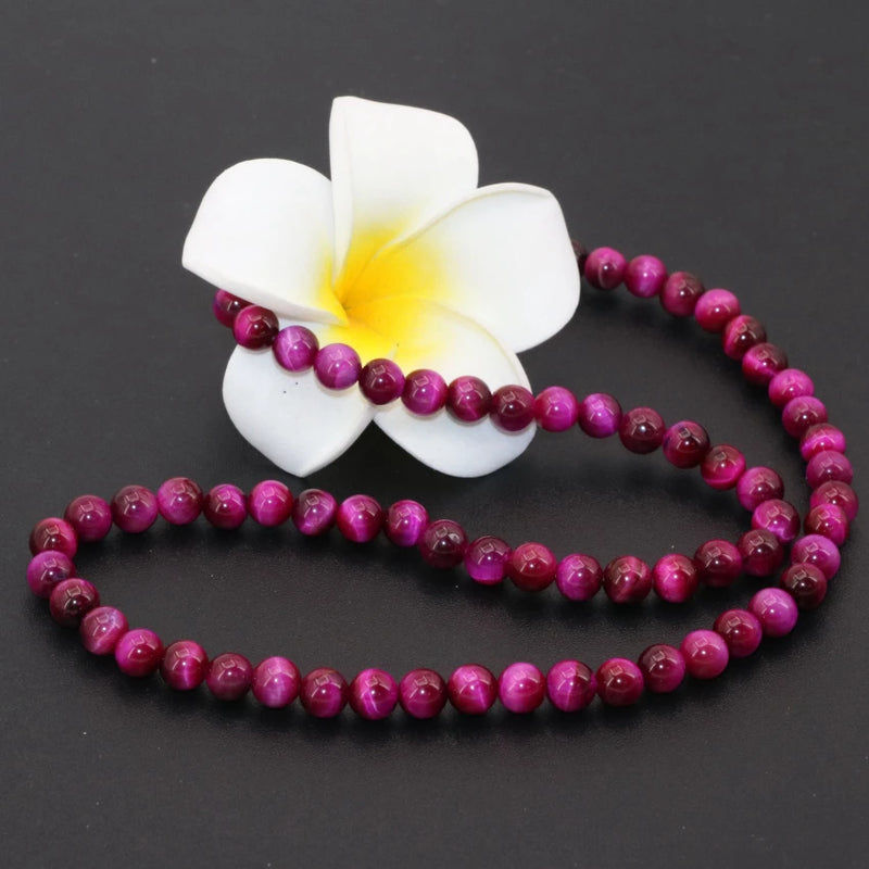 Red Tiger Stone Bracelets Natural 6mm Beads Women Diy Jewelry