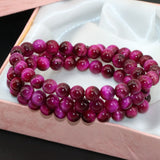 Red Tiger Stone Bracelets Natural 6mm Beads Women Diy Jewelry
