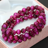 Red Tiger Stone Bracelets Natural 6mm Beads Women Diy Jewelry