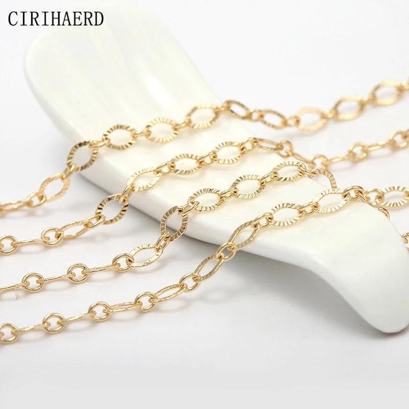 14K Plated Women's Neck Chain for DIY Jewelry Making