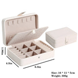 Green Velvet Jewelry Organizer Large Capacity with Lock
