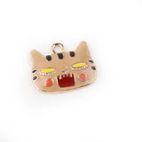 30pcs Cartoon Cat Shape Alloy DIY Jewelry Pendants