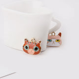 30pcs Cartoon Cat Shape Alloy DIY Jewelry Pendants