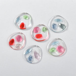 30pcs Geometry Irregular Shape Acrylic/Resin Charms DIY Jewelry Earring/Necklace