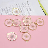 30pcs Geometric Alloy Charms for DIY Jewelry Earrings
