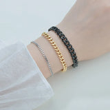 316L Stainless Steel Cuban Chain Bracelet 7mm