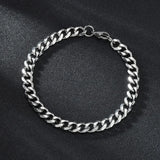 316L Stainless Steel Cuban Chain Bracelet 7mm