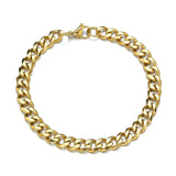 316L Stainless Steel Cuban Chain Bracelet 7mm