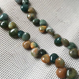 33pcs Water Drop Shape Natural Stone Beads for DIY Jewelry Necklace