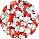 38 Styles Rainbow Heart Polymer Clay Beads for Jewelry Making DIY