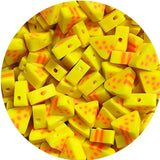 38 Styles Rainbow Heart Polymer Clay Beads for Jewelry Making DIY
