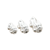 Sterling Silver Beads Pendant Bracelet DIY Jewelry
