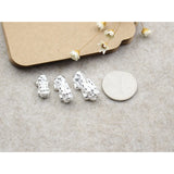 Sterling Silver Beads Pendant Bracelet DIY Jewelry