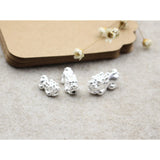 Sterling Silver Beads Pendant Bracelet DIY Jewelry