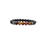 3Pcs Tiger Eye Bead Bracelet Magnetic Healing Bangle